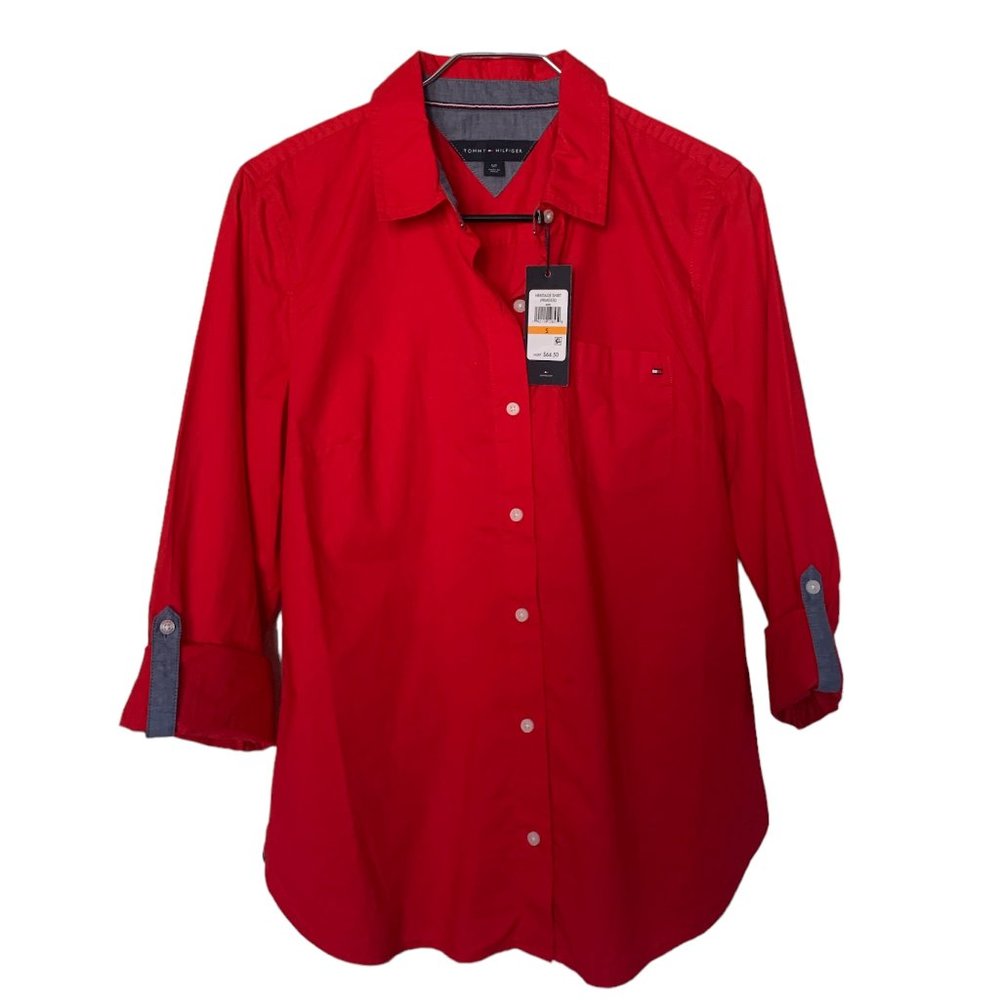 TOMMY HILFIGER SHIRT S $ 15.00